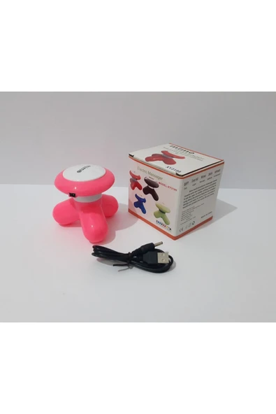 Renkli Çiçekler USB El Masaj Aleti - 2