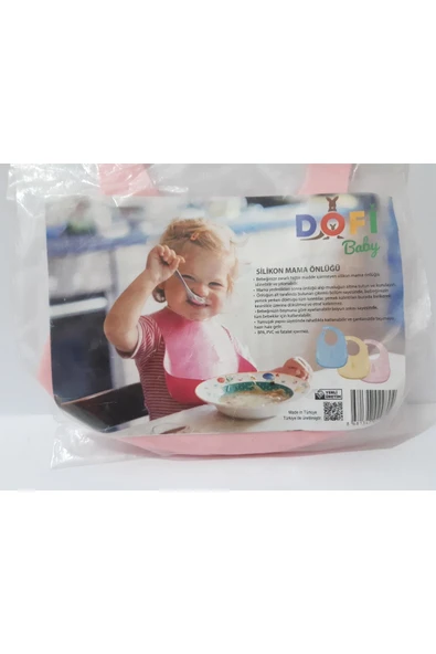 Renkli Çiçekler Bebek Mama Önlüğü Silikon Önlük - 5