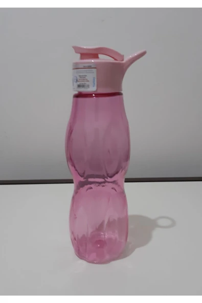 Renkli Çiçekler Plastik Su Şişesi Su Kabı Suluk Matara