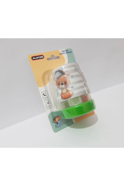 Renkli Çiçekler Figürlü Çocuk Abajur