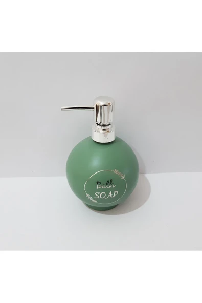 Renkli Çiçekler 550 ML Yuvarlar Renkli Cam Sıvı Sabunluk - 2
