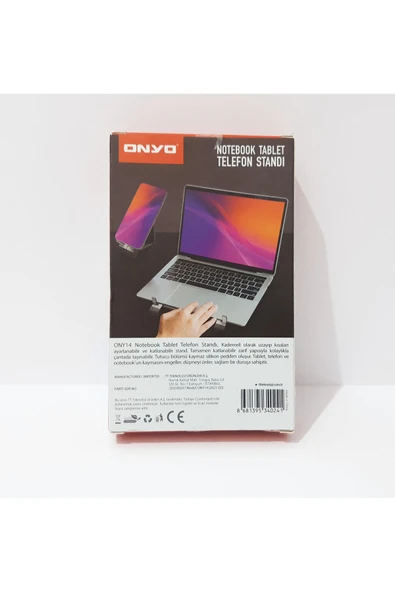 Renkli Çiçekler Notebook telefon tablet standı - 4