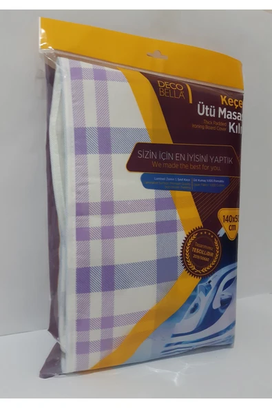 Renkli Çiçekler Ütü Masası Kılıfı 140x50 Cm - 3