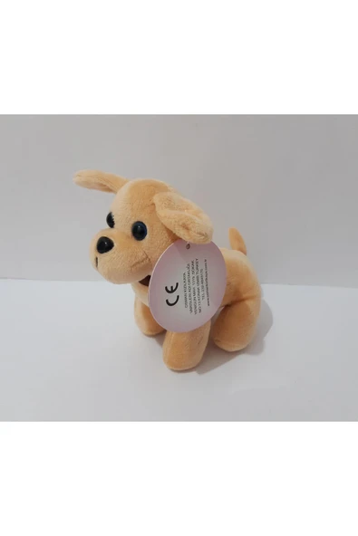 Renkli Çiçekler Peluş Minik Oyuncak Havlayan Köpek - 5