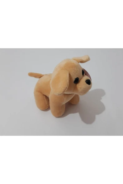 Renkli Çiçekler Peluş Minik Oyuncak Havlayan Köpek - 3