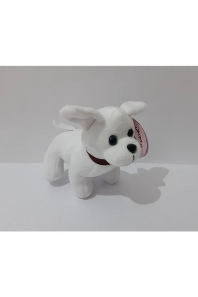 Renkli Çiçekler Peluş Minik Oyuncak Havlayan Köpek