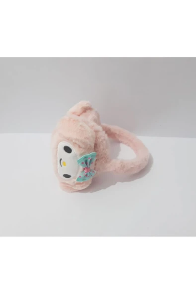 Renkli Çiçekler Peluş Kulaklık Figürlü Çocuk Kulaklığı - 6