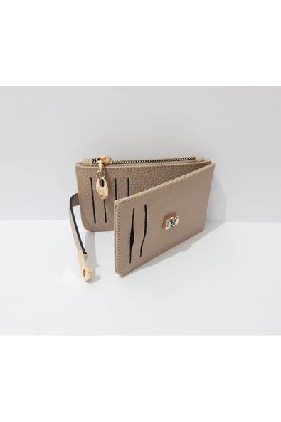 Renkli Çiçekler Kadın Cüzdan 14x8 CM Kullanışlı Dikdörtgen Kadın Cüzdanı - 3