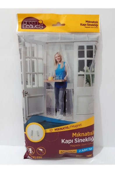 Renkli Çiçekler Sineklik Mıknatıslı Kapı Sinekliği