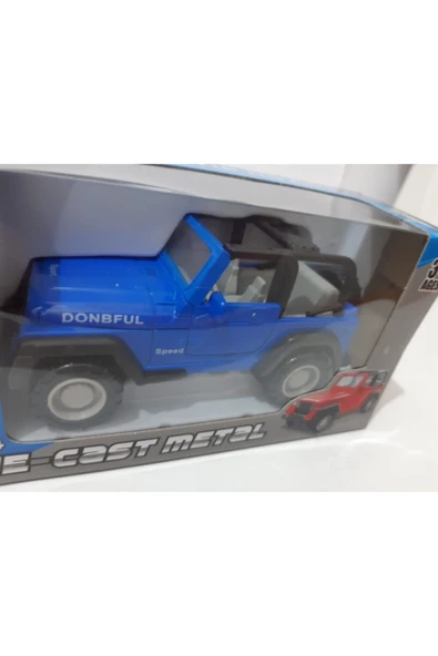 Renkli Çiçekler Oyuncak Araba Metal Jeep - 7