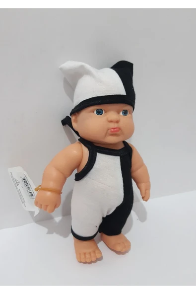 Renkli Çiçekler Fanatik Bebek Elbiseli Et Bebek - 3