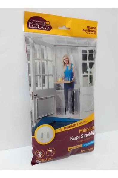 Renkli Çiçekler Sineklik Mıknatıslı Kapı Sinekliği - 2