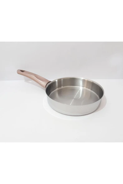 Renkli Çiçekler 20 CM Çelik Tava Yemek Isıtma ve Sos Tavası - 2