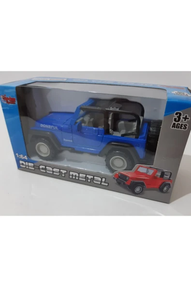 Renkli Çiçekler Oyuncak Araba Metal Jeep