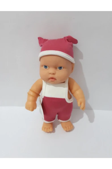 Renkli Çiçekler Fanatik Bebek Elbiseli Et Bebek