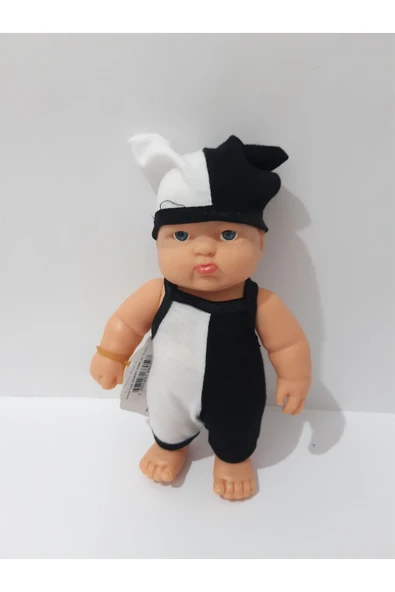 Renkli Çiçekler Fanatik Bebek Elbiseli Et Bebek - 5