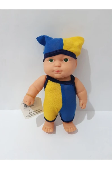 Renkli Çiçekler Fanatik Bebek Elbiseli Et Bebek