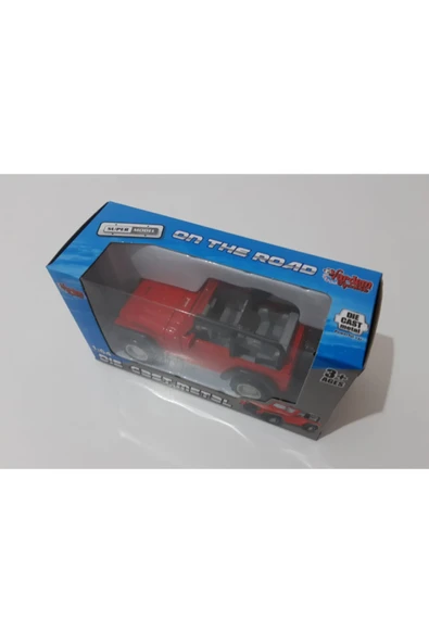 Renkli Çiçekler Oyuncak Araba Metal Jeep - 3