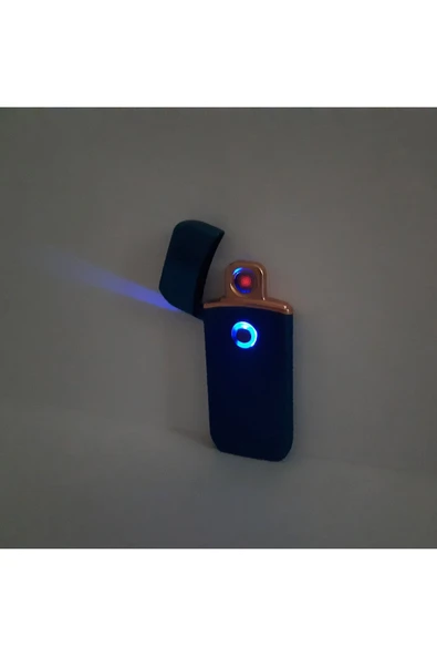Renkli Çiçekler Usb Şarjlı Elektronik Çakmak Dokunmatik Ekran Sigara Çakmağı - 5