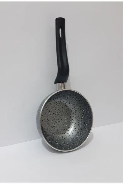 Renkli Çiçekler 12 Cm Derin Çorba Süt Yemek Isıtma Ve Sos Tavası Granit Mini Tava Ev Ofis Için - 6