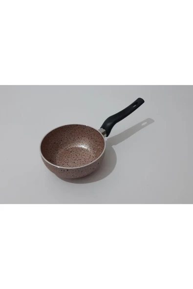 Renkli Çiçekler 12 Cm Derin Çorba Süt Yemek Isıtma Ve Sos Tavası Granit Mini Tava Ev Ofis Için - 7