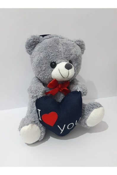 Renkli Çiçekler 28 Cm Peluş Sevimli Kalpli Oyuncak Ayı Çocuklar Için Hediye Ev Dekorasyon - 2