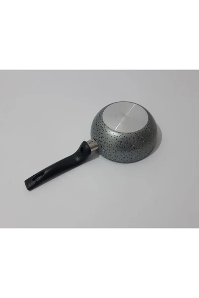 Renkli Çiçekler 12 Cm Derin Çorba Süt Yemek Isıtma Ve Sos Tavası Granit Mini Tava Ev Ofis Için - 4