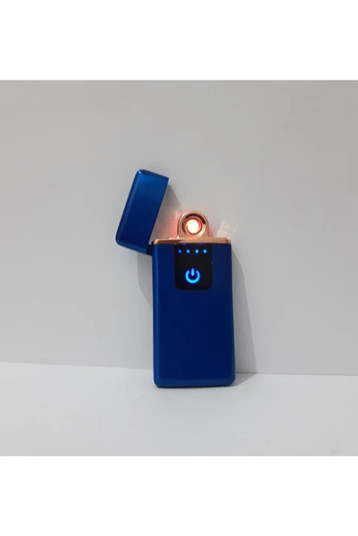 Renkli Çiçekler Usb Şarjlı Elektronik Çakmak Dokunmatik Ekran Sigara Çakmağı