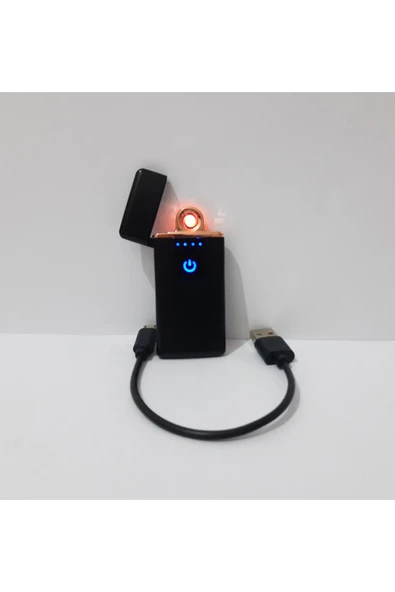 Renkli Çiçekler Usb Şarjlı Elektronik Çakmak Dokunmatik Ekran Sigara Çakmağı