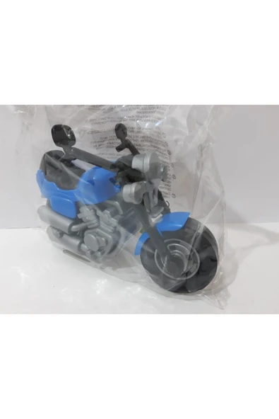 Renkli Çiçekler Motosiklet Oyuncak Yarış Motosikleti - 3
