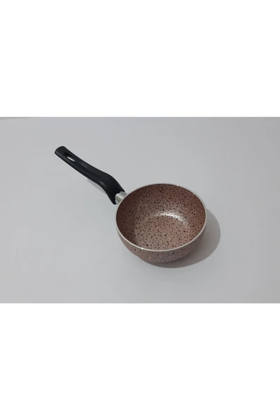 Renkli Çiçekler 12 Cm Derin Çorba Süt Yemek Isıtma Ve Sos Tavası Granit Mini Tava Ev Ofis Için - 2
