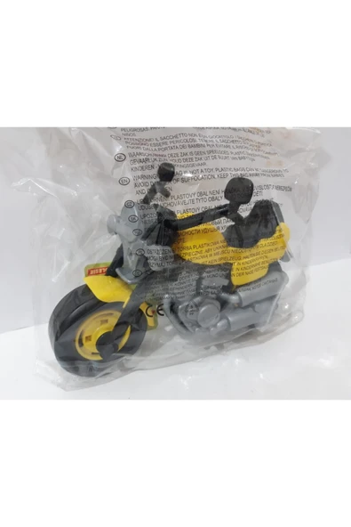 Renkli Çiçekler Motosiklet Oyuncak Yarış Motosikleti - 4