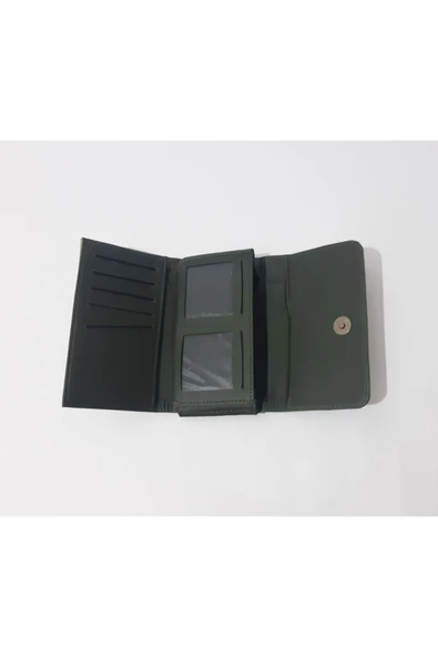 Renkli Çiçekler Kadın Cüzdan 16x9 CM Kadın Cüzdanı - 3