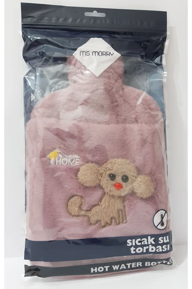 Renkli Çiçekler Sıcak Su Torba Peluşlu Sıcak Su Torbası