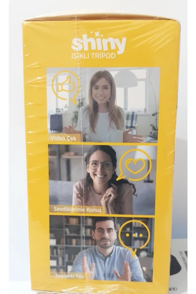 Renkli Çiçekler Işıklı Tripod - 4