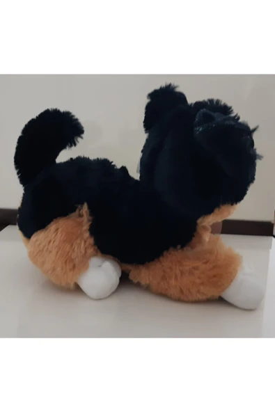 Renkli Çiçekler 24 Cm Peluş Sesli Yatan Köpek - 2