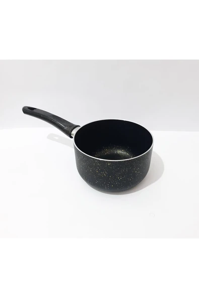 Renkli Çiçekler Tava 16 CM Derin Granit Tava Süt Çorba Yemek Isıtma ve Pişirme Tavası - 7