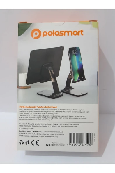 Renkli Çiçekler Telefon Tutucu Katlanabilir Telefon Tablet Standı - 5