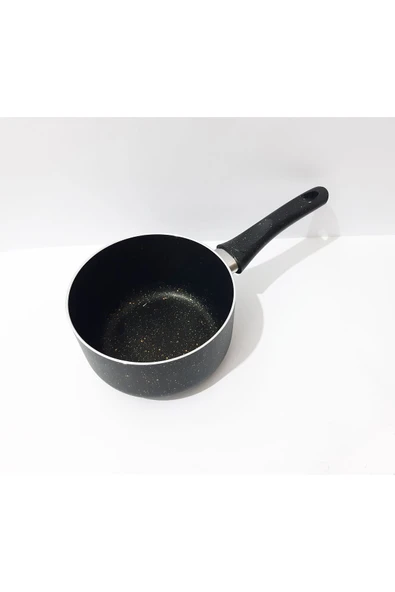 Renkli Çiçekler Tava 16 CM Derin Granit Tava Süt Çorba Yemek Isıtma ve Pişirme Tavası - 3