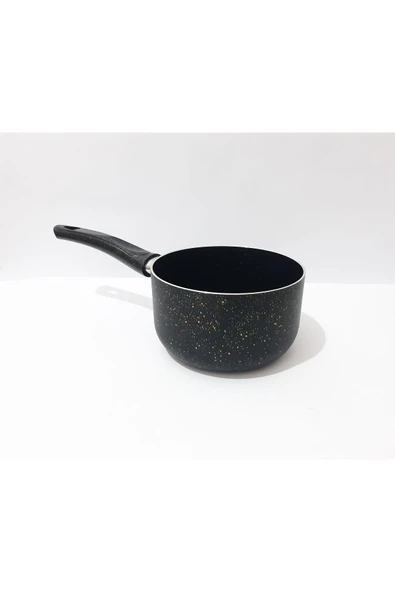 Renkli Çiçekler Tava 16 CM Derin Granit Tava Süt Çorba Yemek Isıtma ve Pişirme Tavası - 1