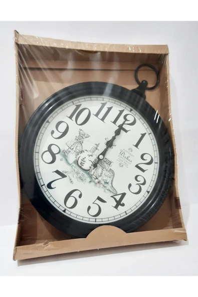 Renkli Çiçekler Duvar saat Çiçek Kupa Fincan Desenli Beyaz 30 CM Duvar Saati - 2