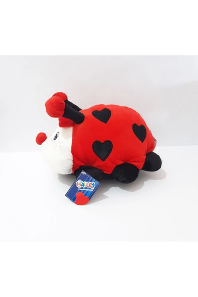 Renkli Çiçekler 35x20 CM Oyuncak Peluş Uğur Böceği  Uğur Böceği Yastık - 4