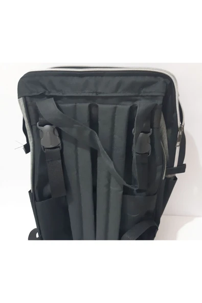 Renkli Çiçekler Sırt Çanta 40x25 CM Siyah Gri Renk Erkek Sırt Çantası - 4
