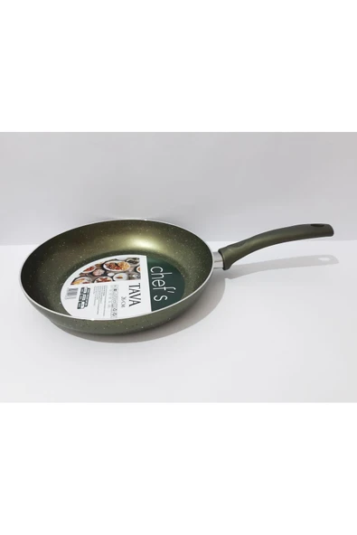 Renkli Çiçekler 26 CM Büyük Boy Derin Yumurta Melemen Tavası Pişirme Tava - 4