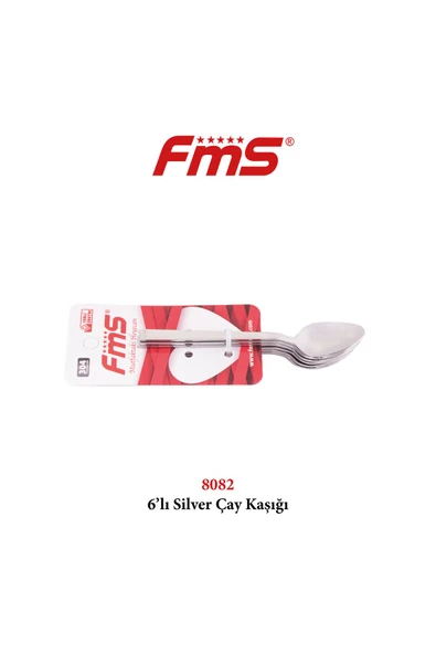 FMS Sılver Çay Kaşık 6lı ürün görseli 1