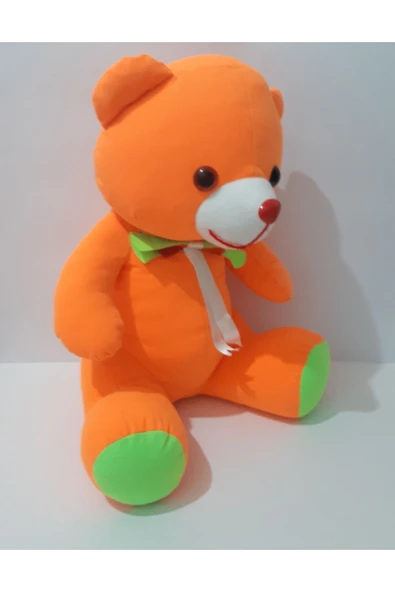 Renkli Çiçekler 50 Cm Peluş Sevimli Oyuncak Ayı - 2