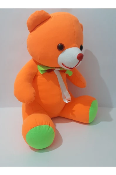 Renkli Çiçekler 50 Cm Peluş Sevimli Oyuncak Ayı - 3