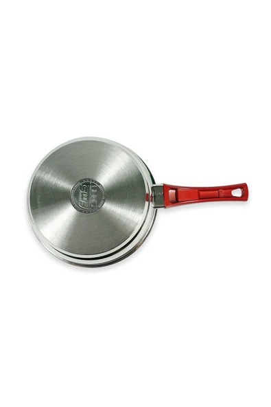 FMS İDEAL ÇELİK YAĞ TAVA 28 CM KIRMIZI - 3