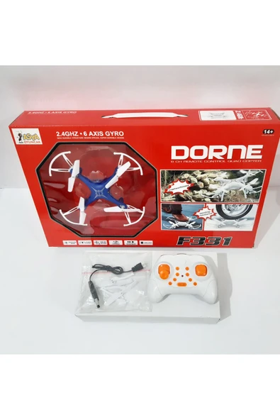 Renkli Çiçekler 2.4 GHZ 6 CH Uzaktan Kumandalı Işıklı Drone - 7