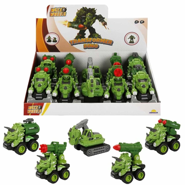 Maxx Wheels Dönüşen Dinozor Araçlar ürün görseli